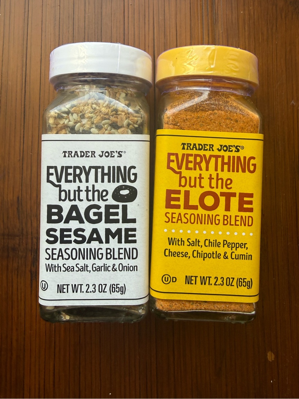 Trader Joe's Everything But Bagel & Elote 2 Pack - New, Sealed